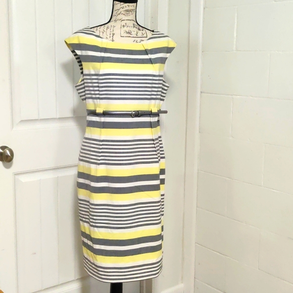 Calvin Klein Dresses & Skirts - Calvin Klein size  14 striped sheath dress